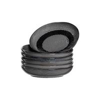 SUPPENTELLER Matera anthrazit ø 20.7 cm 6er Set - Anthrazit, Keramik (20.7cm) - Leonardo Living