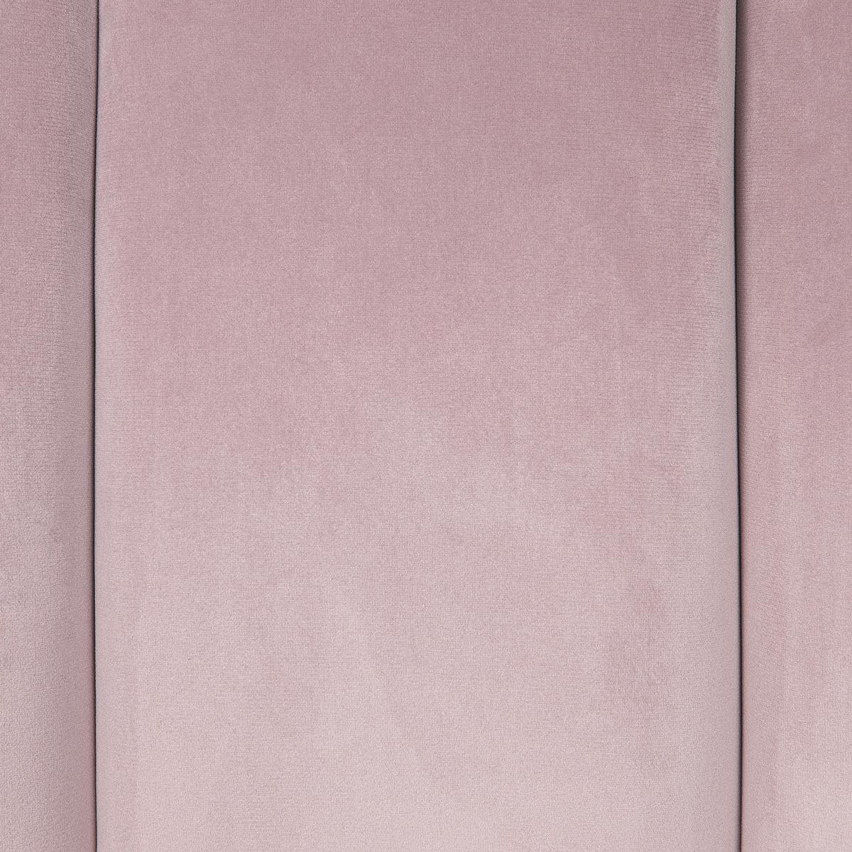 3-SITZER-SOFA Samtstoff Rosa Alsvag - Pink, Textil (191/73/73cm) - Beliani