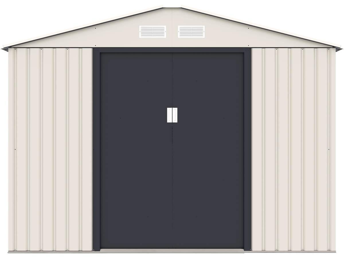 METALL-GARTENHAUS nebraska beige - Beige, Metall (277/202/191cm) - Habitat Garten