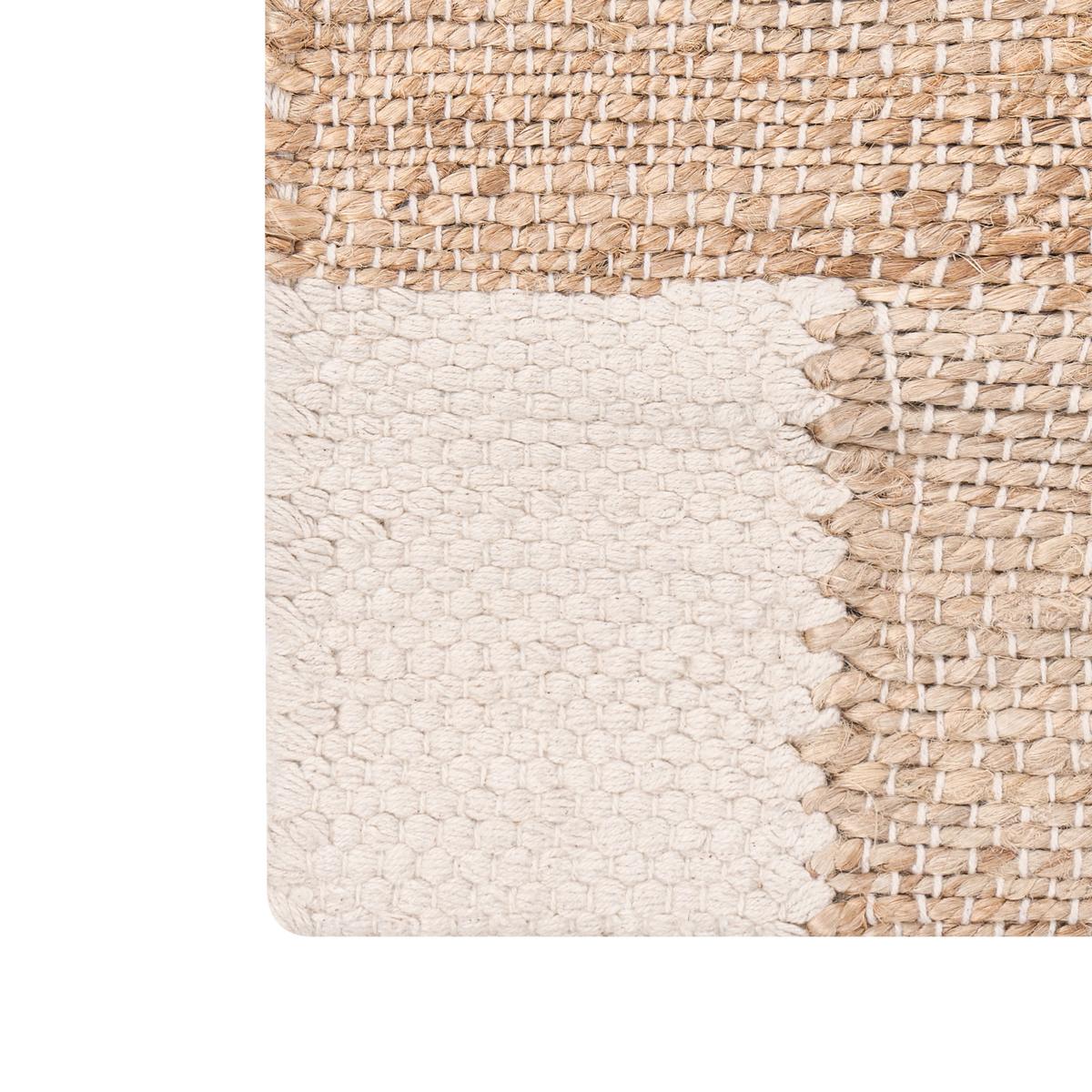 TEPPICH Hellbeige 160/230 cm Jute Amravati - Beige, Textil (160/230cm) - Beliani