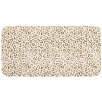 BADEMATTE Leopard - Klassisch - Beige 120x60 cm - Hellbraun, Textil (120/60cm) - OnlyWow