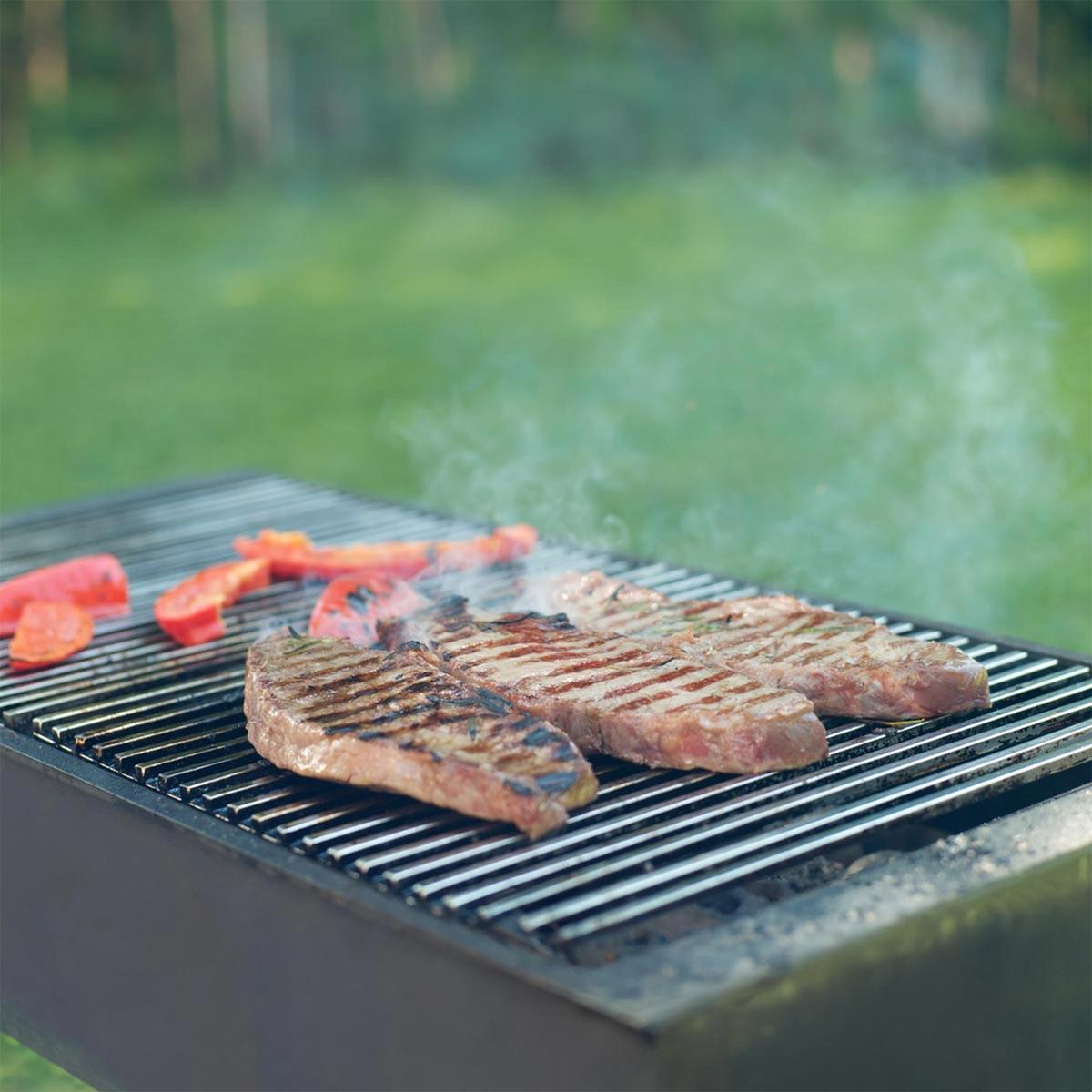 GRILLROST - Silberfarben, Metall (34/54cm) - ECD-Germany