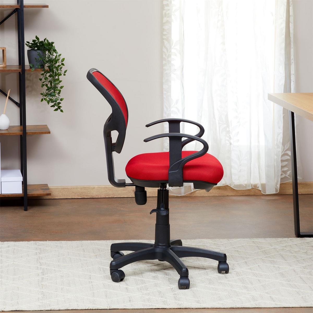 KINDERDREHSTUHL COOL rot - Rot, Textil (58/97/58cm) - IDIMEX