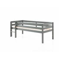 KOJENBETT Karolina 208x83x105 aus Massivholz in Grau - Hellgrau, Holz (90/200cm) - 58aufmkessel