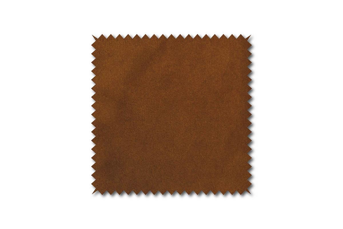POLSTERBANK ARLY Orange Velvet - Cognac/Orange, Textil (173/80/77cm) - KAWOLA