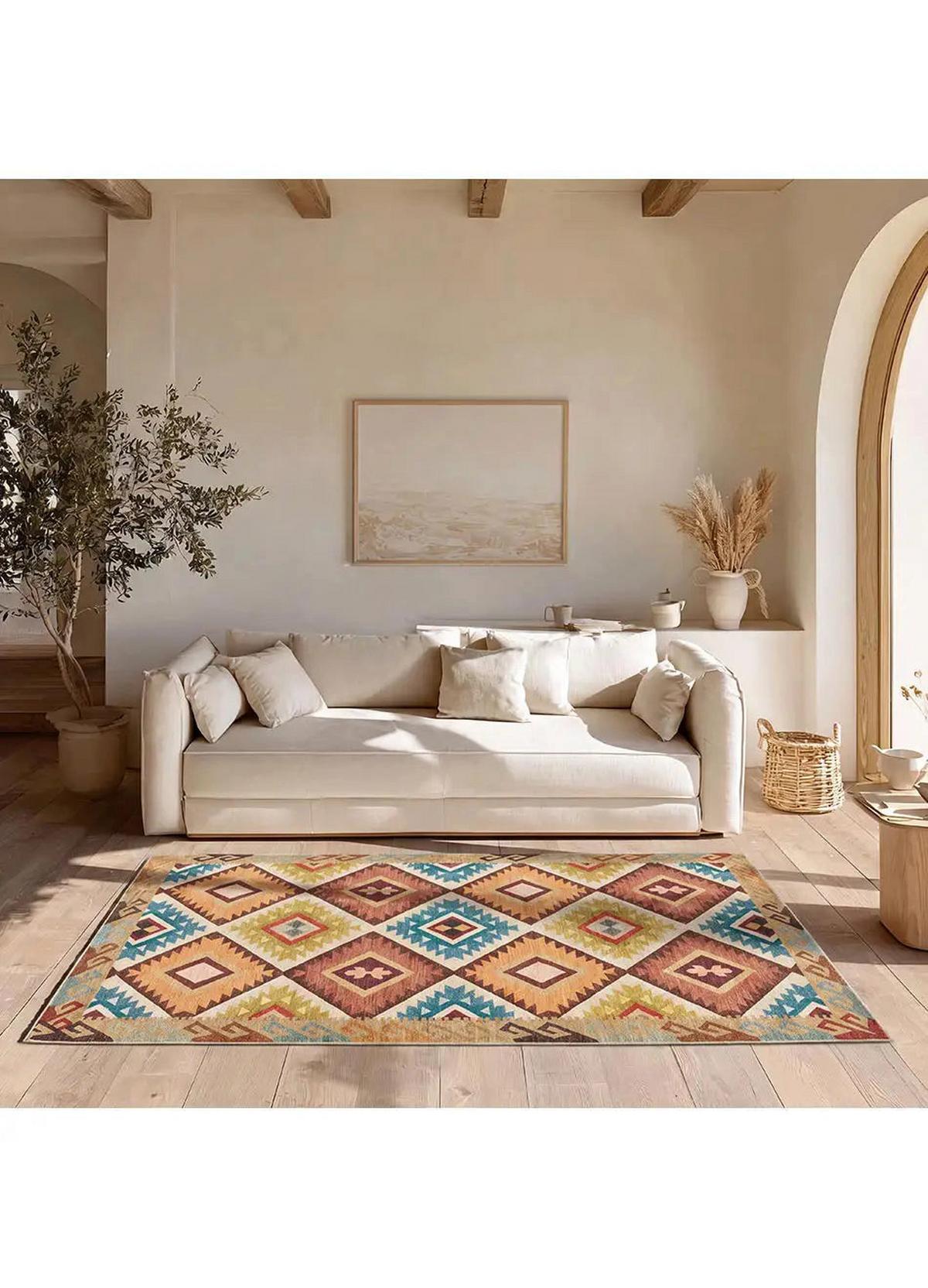 FLACHGEWEBETEPPICH Mehrfarbig Serak 160/230 cm - Multicolor, Textil (160/230cm) - Atticgo