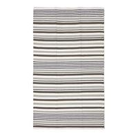 FLACHWEBETEPPICH Baumwolle gestreift 90/150 cm - Grau, Textil (90/150cm) - Homescapes