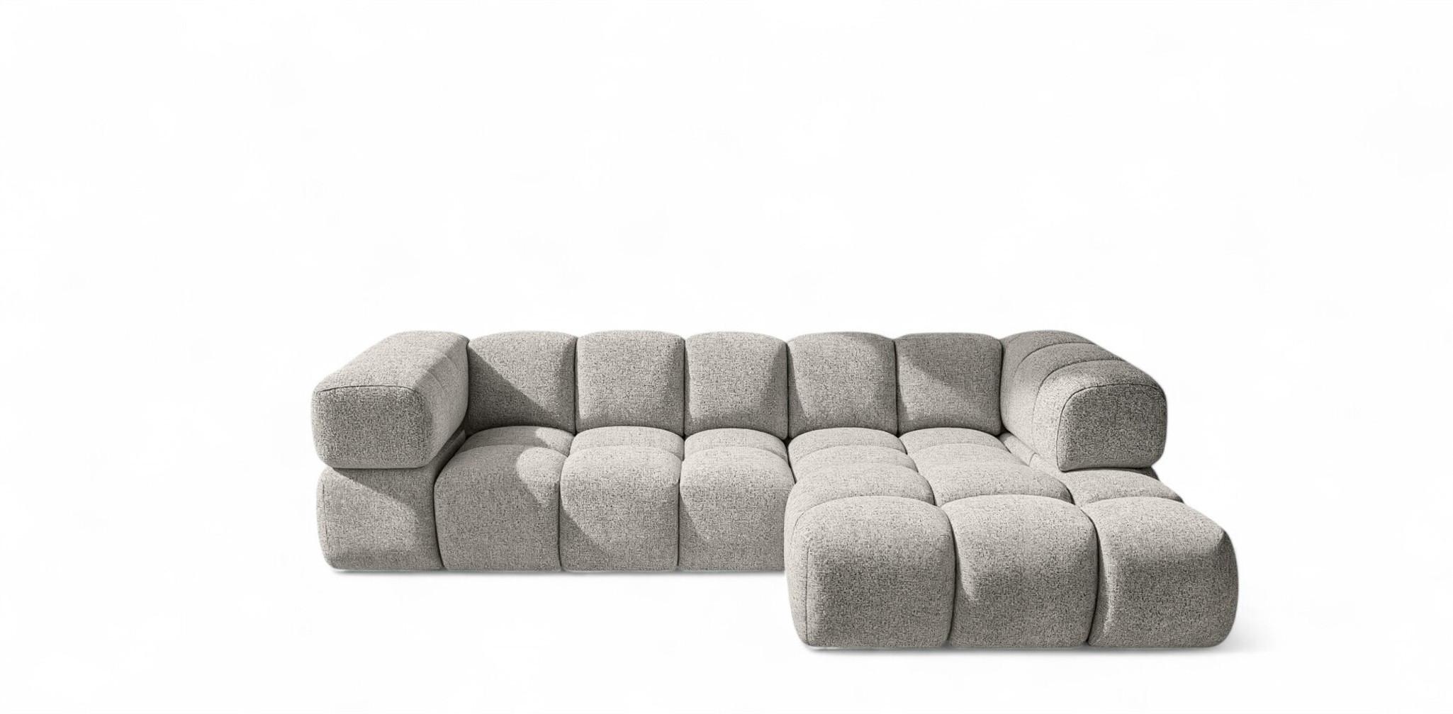 ECKSOFA Blanche In Puente - Beige, Holzwerkstoff/Textil (150/280cm) - Fun Möbel
