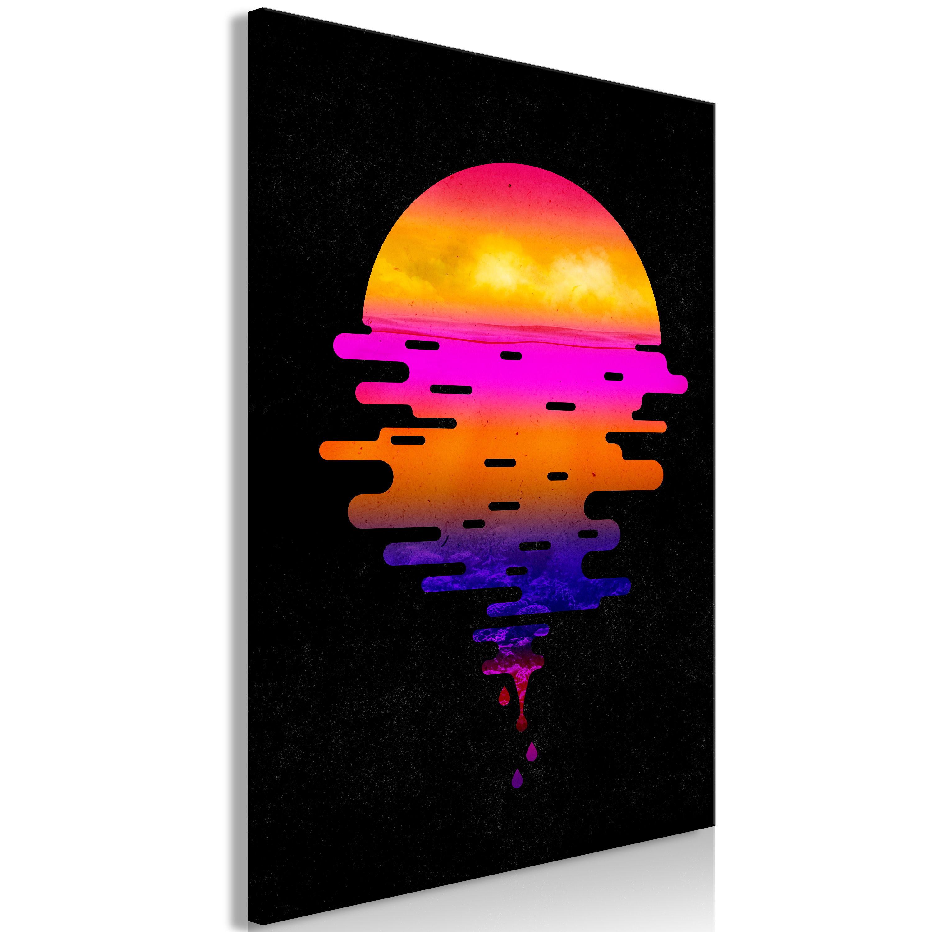 KUNSTDRUCK Bunt 40/60 cm - Multicolor, Textil (40/60cm) - KUNSTLOFT