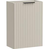 WASCHBECKENUNTERSCHRANK Niva hängend mit Rillenfronten in Matt Kaschmir, 40/57/22 cm - Kaschmir/Beige, Holzwerkstoff/Kunststoff (40/57/22cm) - WFL GROUP