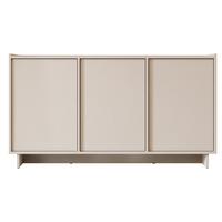 SIDEBOARD Yasumi K147 - Kaschmir/Schwarz, Holzwerkstoff/Kunststoff (147/82/39cm) - MIRJAN24