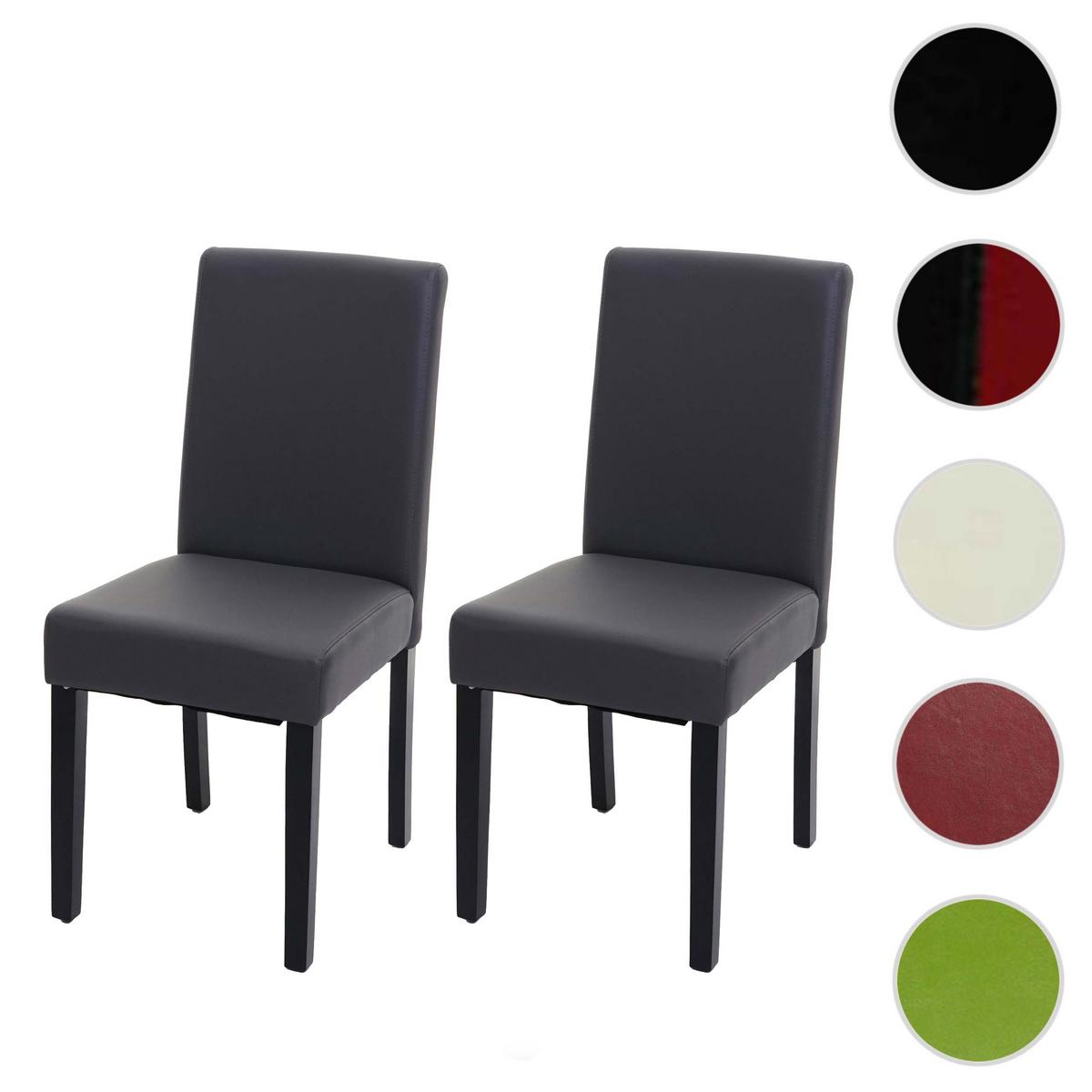 ESSZIMMERSTUHL Grau 2er-Set - Grau, Textil (43/90/56cm) - MCW