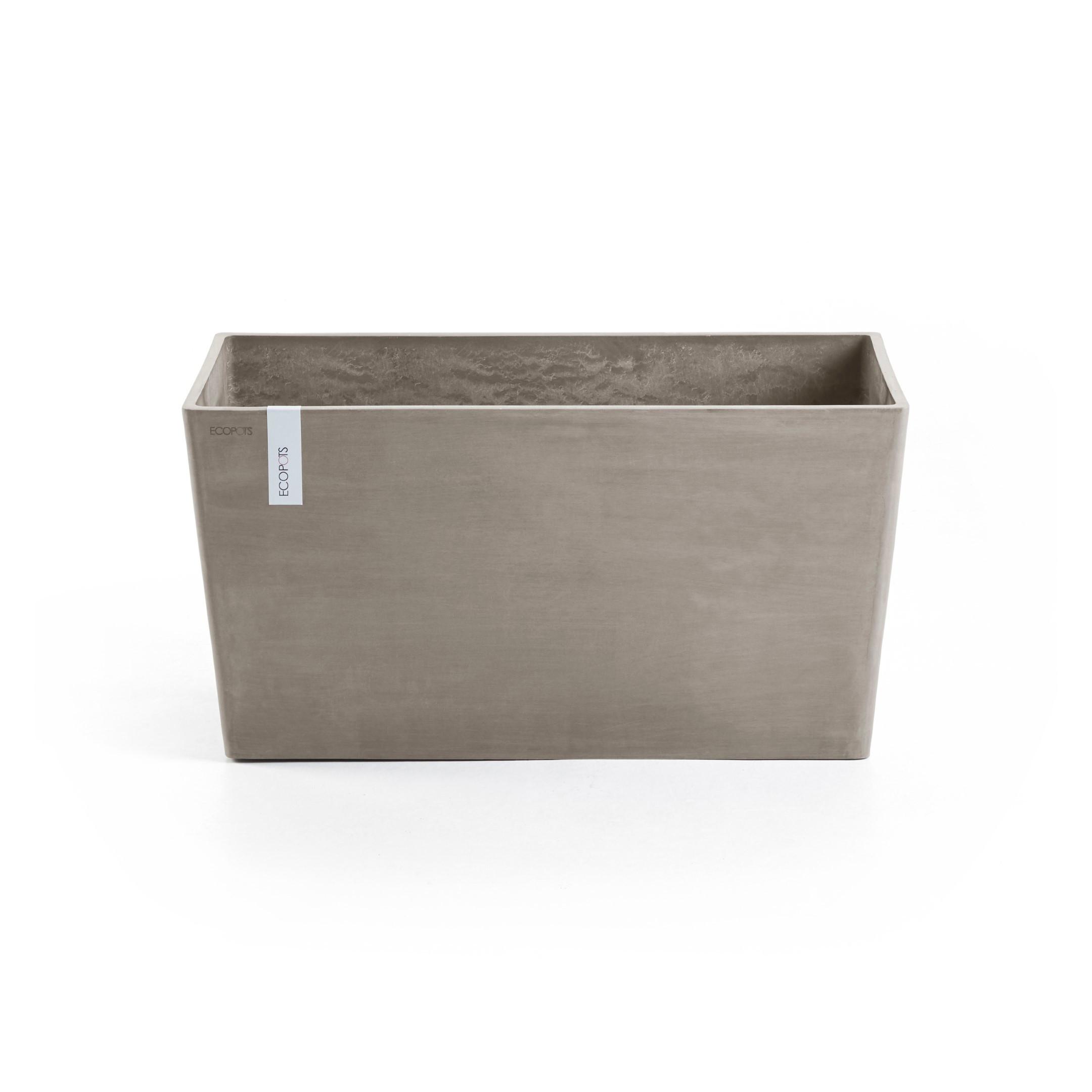 BLUMENTOPF Paris 60/26,2/40,5 cm Taupe - Taupe, Kunststoff (60/40.5cm) - Ecopots