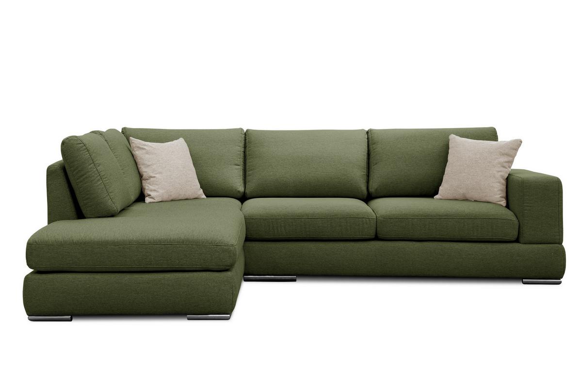 ECKSOFA OTTO 5-Sitzer, grün - Grün, Holzwerkstoff/Textil (219/279cm) - Wozimo