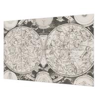 FOTOTAPETE 152x104 cm - Sternenkarte - Schwarz, Textil (152/104cm) - Wallfluent