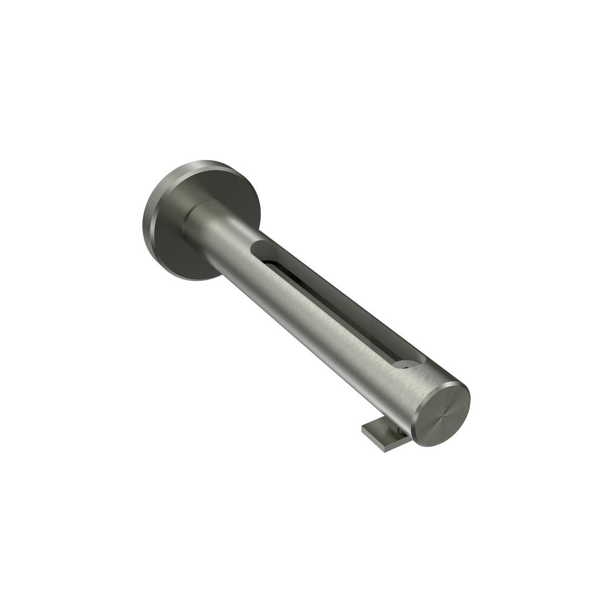 GARDINENSTANGE INNENLAUF Siteno Luino 160 cm, 1-läufig, 20 mm Ø Edelstahl-Optik - Edelstahlfarben, Metall (160cm) - INTERDECO