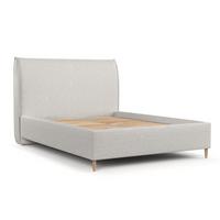 POLSTERBETT Mira 120/200 cm Hellbeige im Riva Stoff - Beige/Naturfarben, Holz/Holzwerkstoff (120/200cm) - AltaBeds