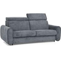 SCHLAFSOFA Pavarti mit italienischem Gestell, 180x195, Dunkelgrau - Dunkelgrau/Schwarz, Holzwerkstoff/Textil (234/88/100cm) - Beautysofa