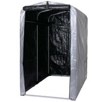 FAHRRADGARAGE Silber - Silberfarben, Metall (121/201/201cm) - MCW
