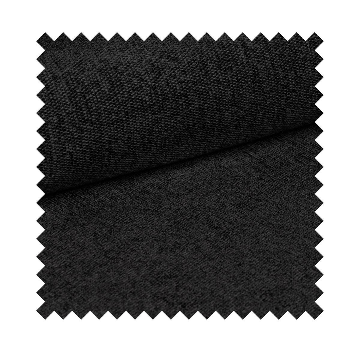POLSTERBETT Cloudy Graphit Chenille, 90x200 cm - Graphitfarben/Schwarz, Kunststoff/Textil (90/200cm) - Selsey