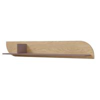 WANDREGAL Camel, 150 cm mit dekorativer Rückwand, Frühlingseiche + Toffee - Eichefarben, Holzwerkstoff (150/24/24cm) - Beautysofa