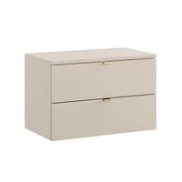 WASCHTISCHUNTERSCHRANK 80.6cm Azel Kaschmir - Beige, Holzwerkstoff (80.6/52/46cm) - Petits-meubles