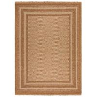 OUTDOORTEPPICH Waschbar CLYST, im Boho-Stil, aus Polypropylen, Ocker, 120 x 170 cm - Braun, Textil (120/170cm) - KADIMA DESIGN