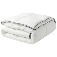 BETTDECKE Zweilagig Mikrofaser 4-Jahreszeiten 220/240 cm Teleno - Weiß, Textil (240/200cm) - Beliani