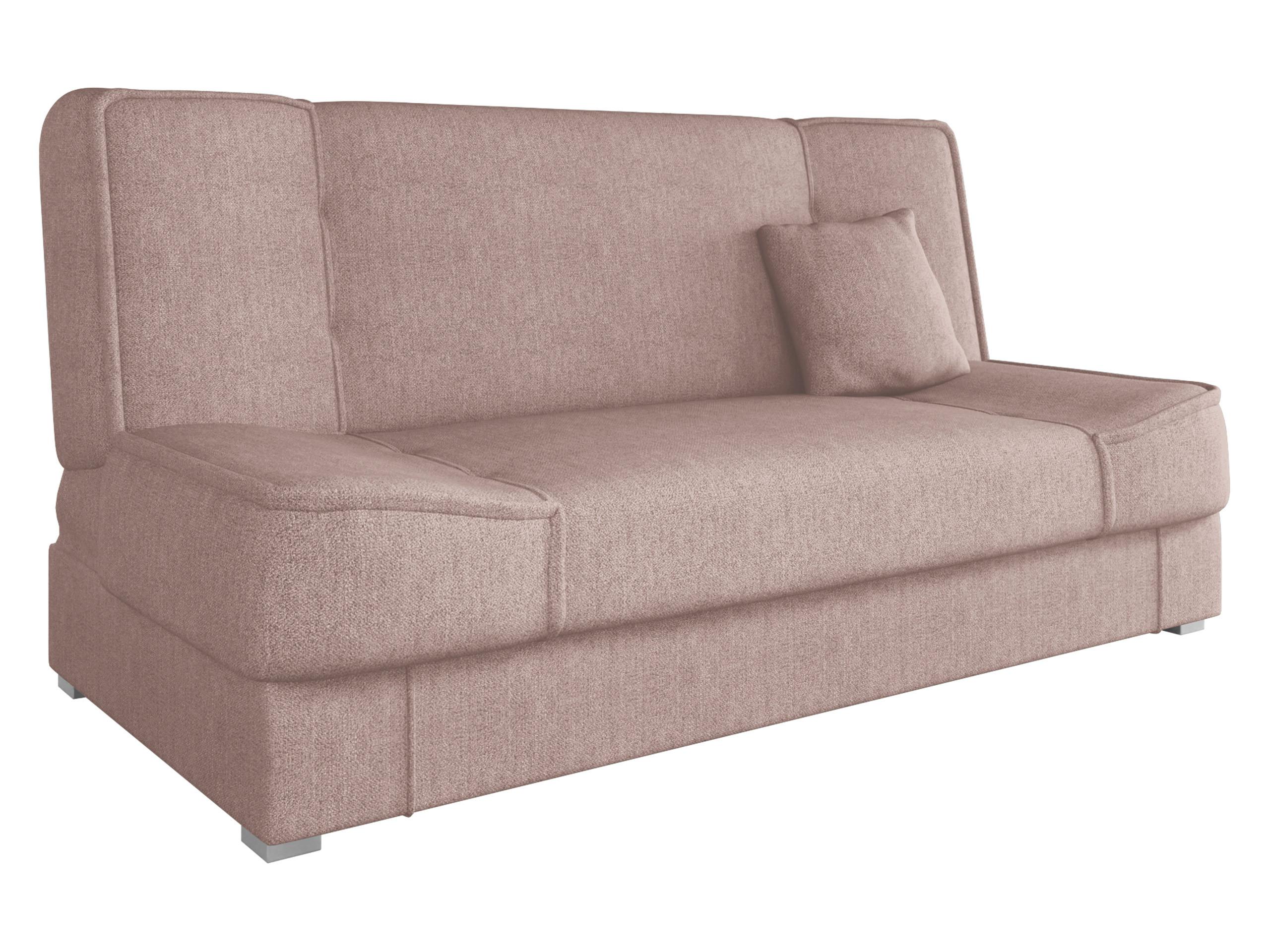 SCHLAFSOFA Gabi - Hellrosa/Silberfarben, Holz/Kunststoff (175/80/80cm) - MIRJAN24