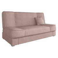 SCHLAFSOFA Gabi - Hellrosa/Silberfarben, Holz/Kunststoff (175/80/80cm) - MIRJAN24