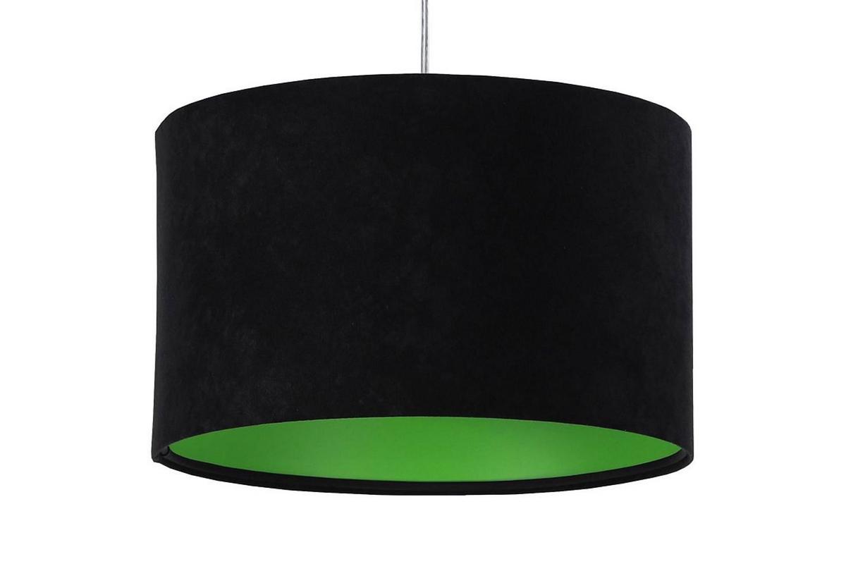 HÄNGELEUCHTE Grün 30/20 cm - Schwarz/Grün, Kunststoff (30/0.45/20cm) - ONZENO