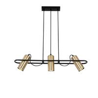 PENDELLEUCHTE Matthew 70/10/160 cm - Bronzefarben, Metall (70/10/160cm) - ZMH