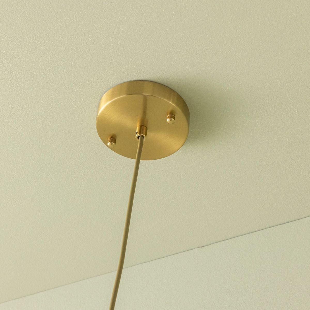 KRONLEUCHTER aus schwarzem metall mit messinggold-finish - orion 36/36/40-200 cm - Schwarz, Metall (36/36/200cm) - Signature