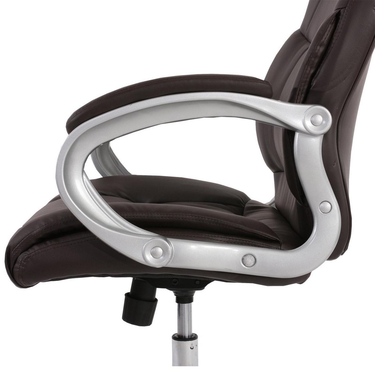 PROFI-BÜROSTUHL XXL Braun - Braun, Textil (66/115/75cm) - MCW