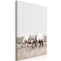 KUNSTDRUCK Grau 80/120 cm - Beige/Grau, Textil (80/120cm) - KUNSTLOFT