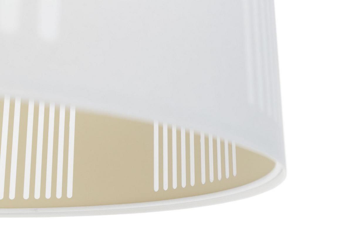 HÄNGELEUCHTE Weiß 70/100 cm - Beige/Weiß, Kunststoff (30/1.2/100cm) - ONZENO