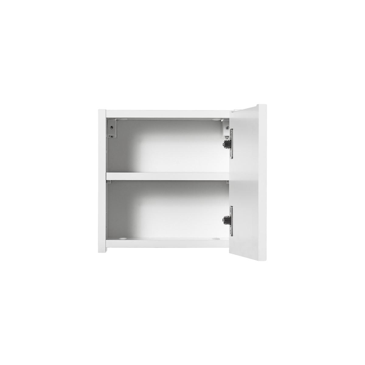 SCHRANK 1 Tür Riva Weiß - Weiß, Holzwerkstoff (30/30/19cm) - Petits-meubles