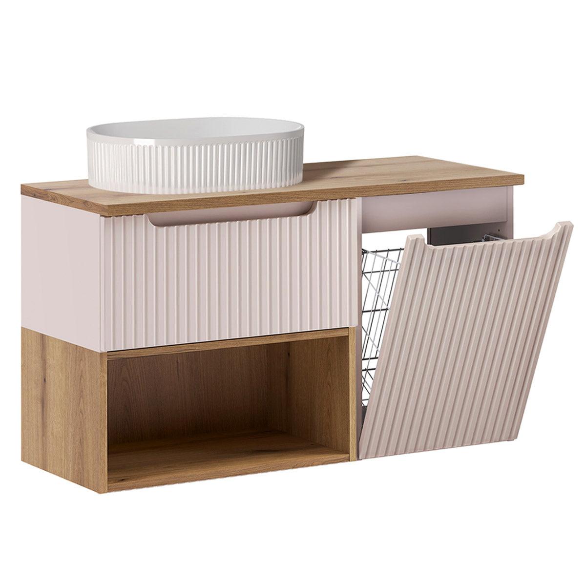 WASCHTISCH 100.4cm Riva Kaschmir - Beige, Holzwerkstoff (100.4/60/40cm) - Petits-meubles