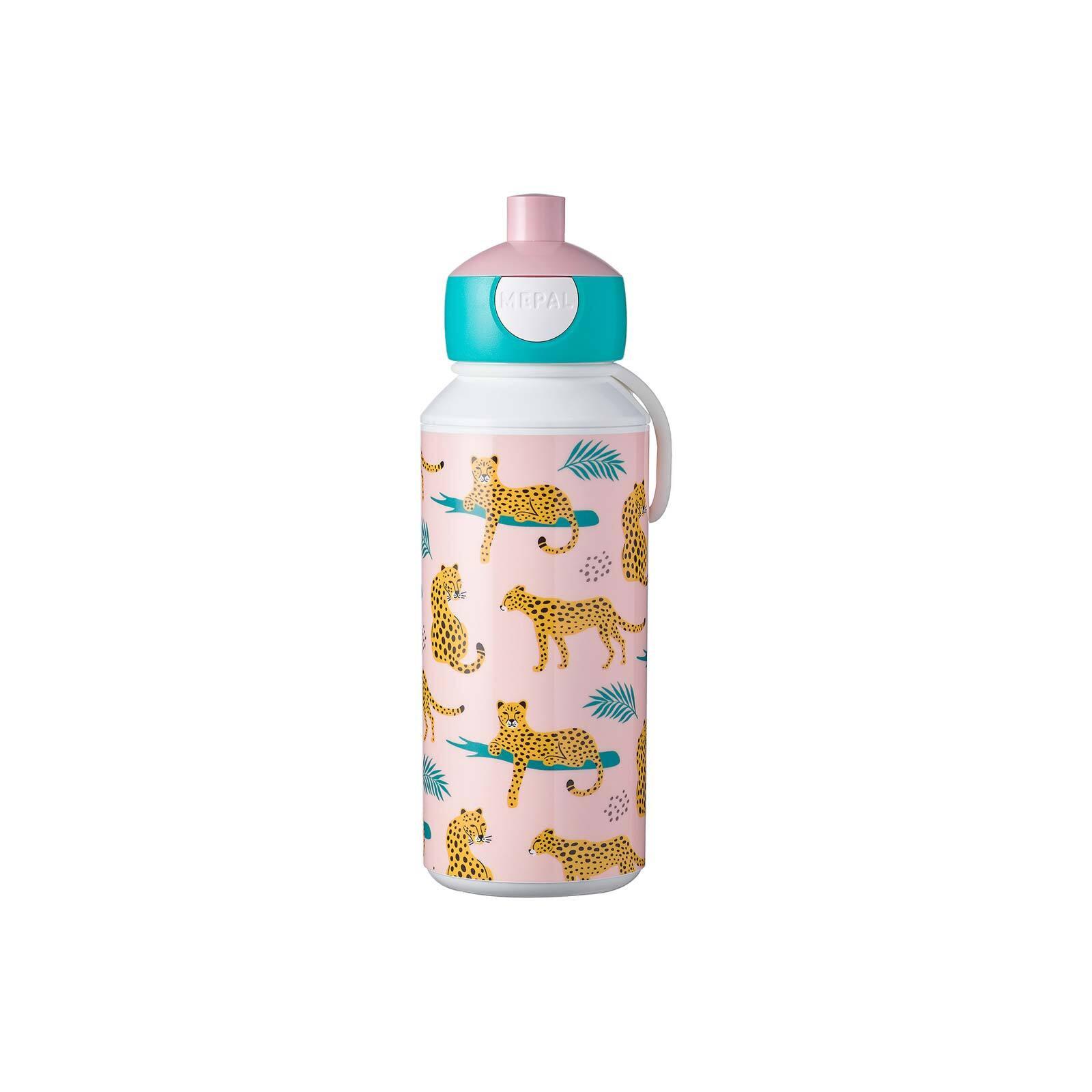 TRINKFLASCHE Campus Leopard 400 ml - Rosa, Kunststoff (0.4L) - Mepal