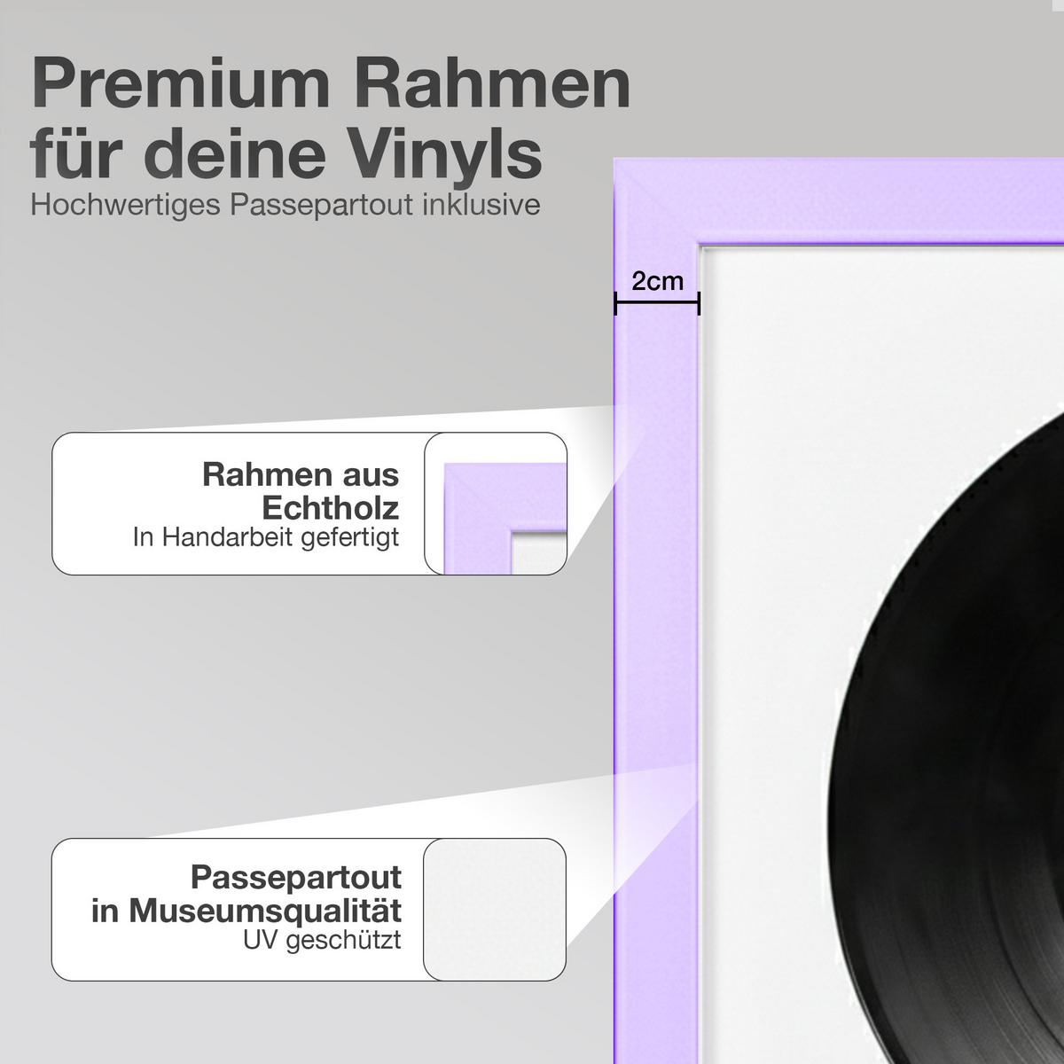 VINYL BILDERRAHMEN 40/40 2er Set - Flieder, Holz (40/40cm) - K-Möbel