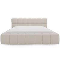 POLSTERBETT Alicante Bouclé-Stoff 180x200 Beige - Beige, Textil (180/200cm) - Graingold