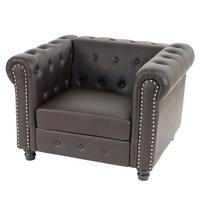RELAXSESSEL RUNDE FÜßE Braun - Braun, Textil (109/74/90cm) - MCW