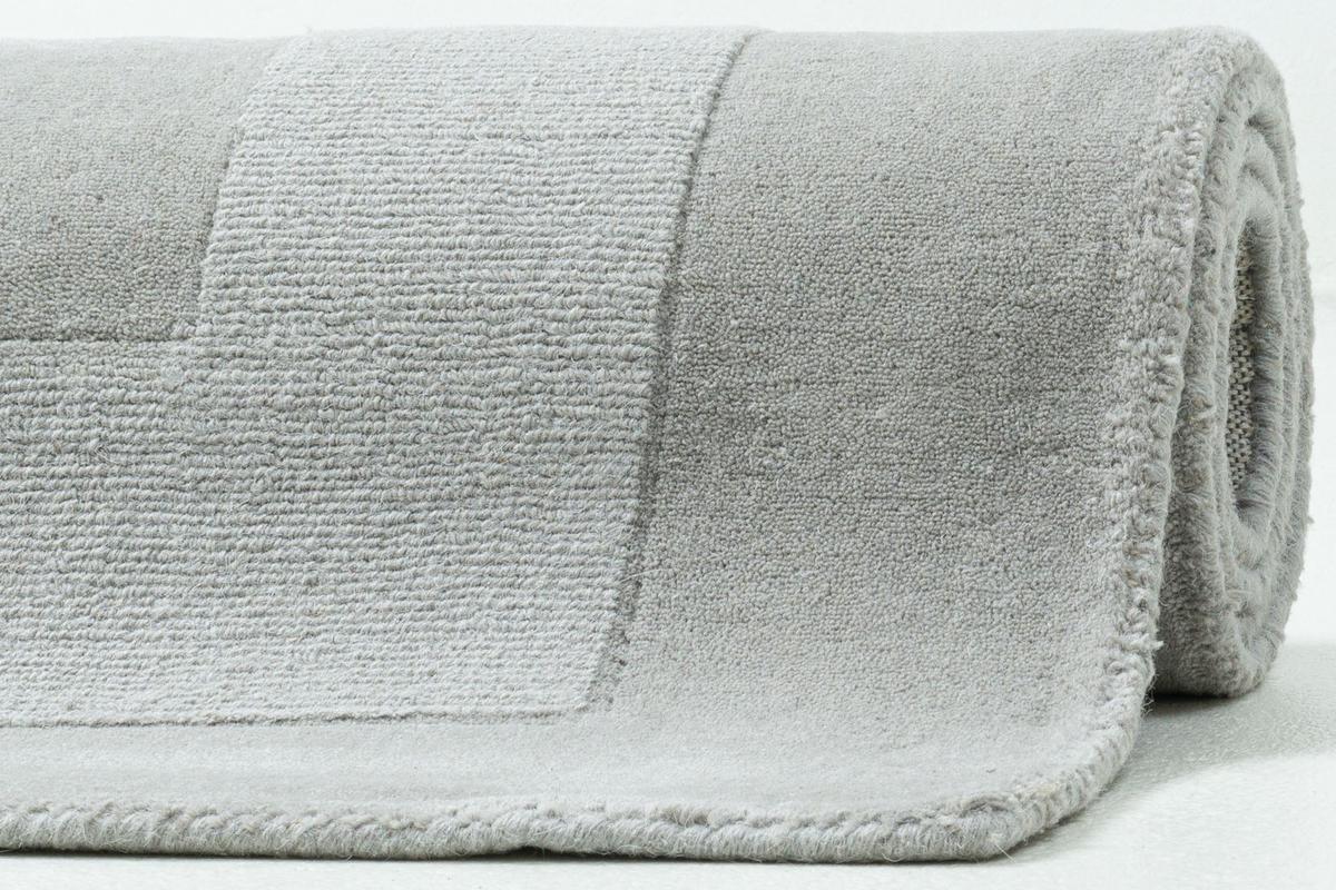 HANDTUFT-TEPPICH Usedom 190x290 cm - Grau, Textil (190/290cm) - THEKO