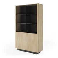 BÜCHERREGAL OMBRA 113,2x38,1x190,1 cm, Regal Eichefarben - Eichefarben, Holzwerkstoff (113.2/190.1/38.1cm) - MASSENO