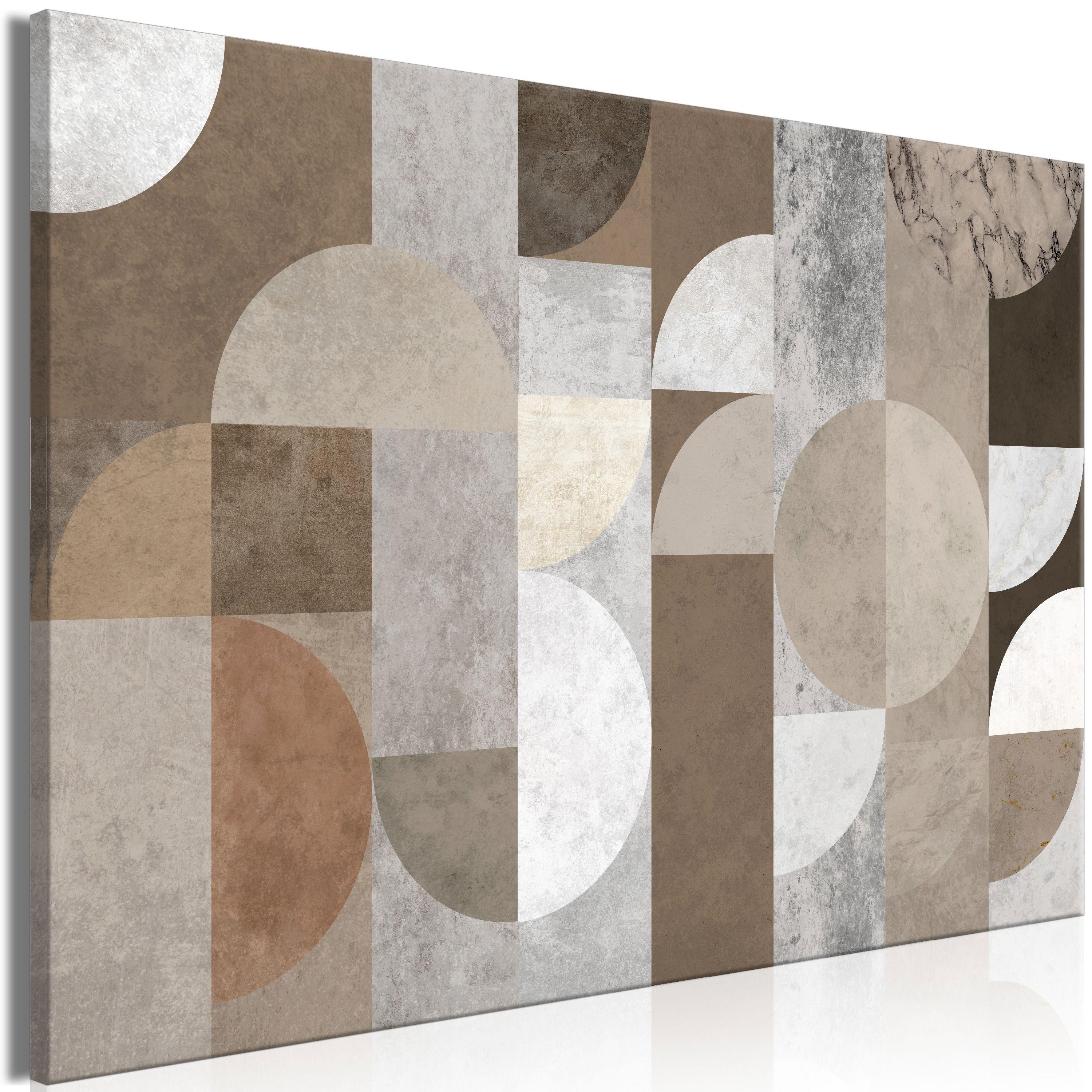 KUNSTDRUCK Braun 60/40 cm - Braun/Grau, Textil (60/40cm) - KUNSTLOFT