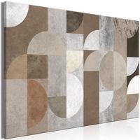 KUNSTDRUCK Braun 120/80 cm - Braun/Grau, Textil (120/80cm) - KUNSTLOFT