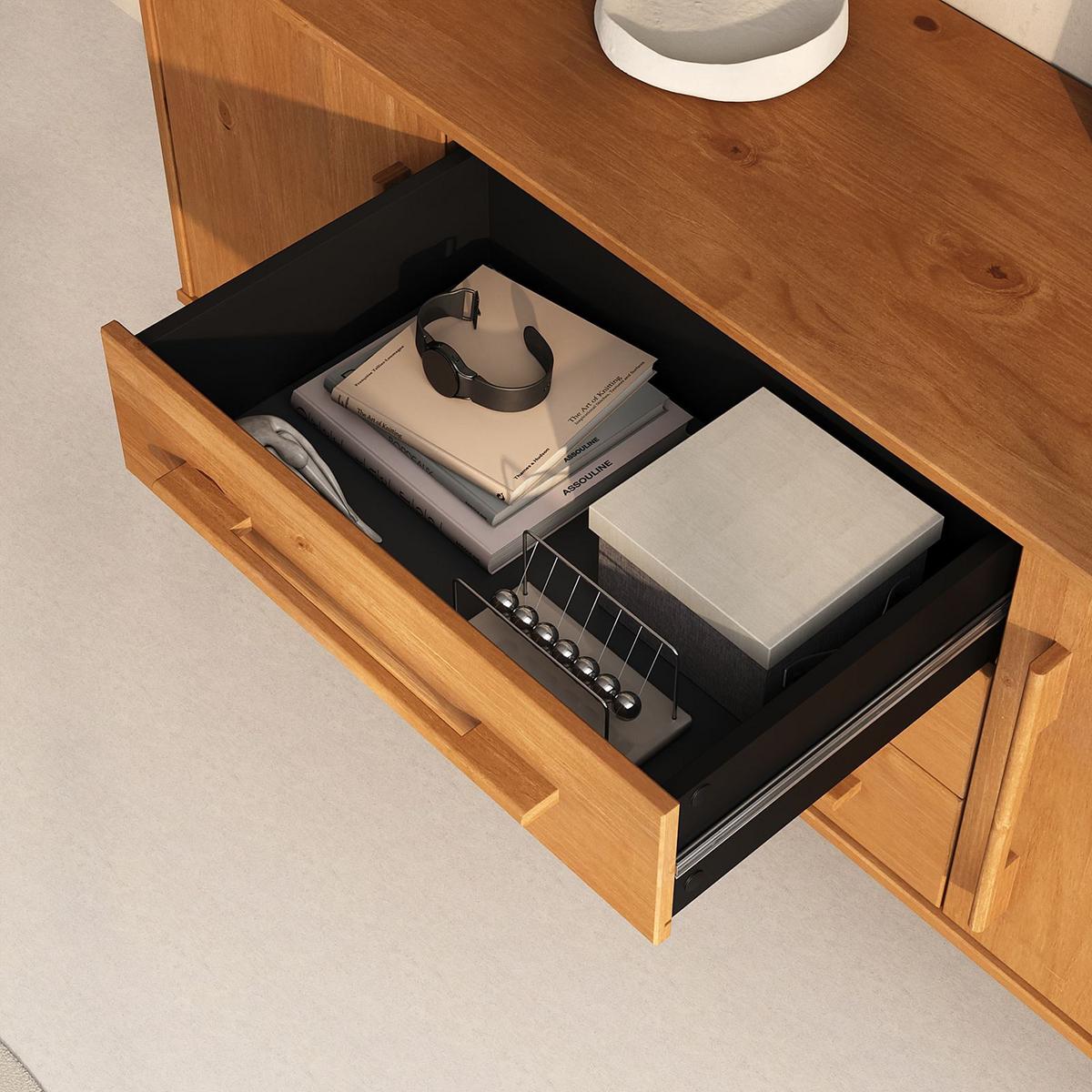 SIDEBOARD TECCA Eiche - Eichefarben, Holz (145/71/43cm) - IDIMEX