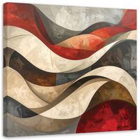 LEINWANDBILD 3D und geometrisch 20x20cm - Multicolor, Textil (20/20cm) - Feeby