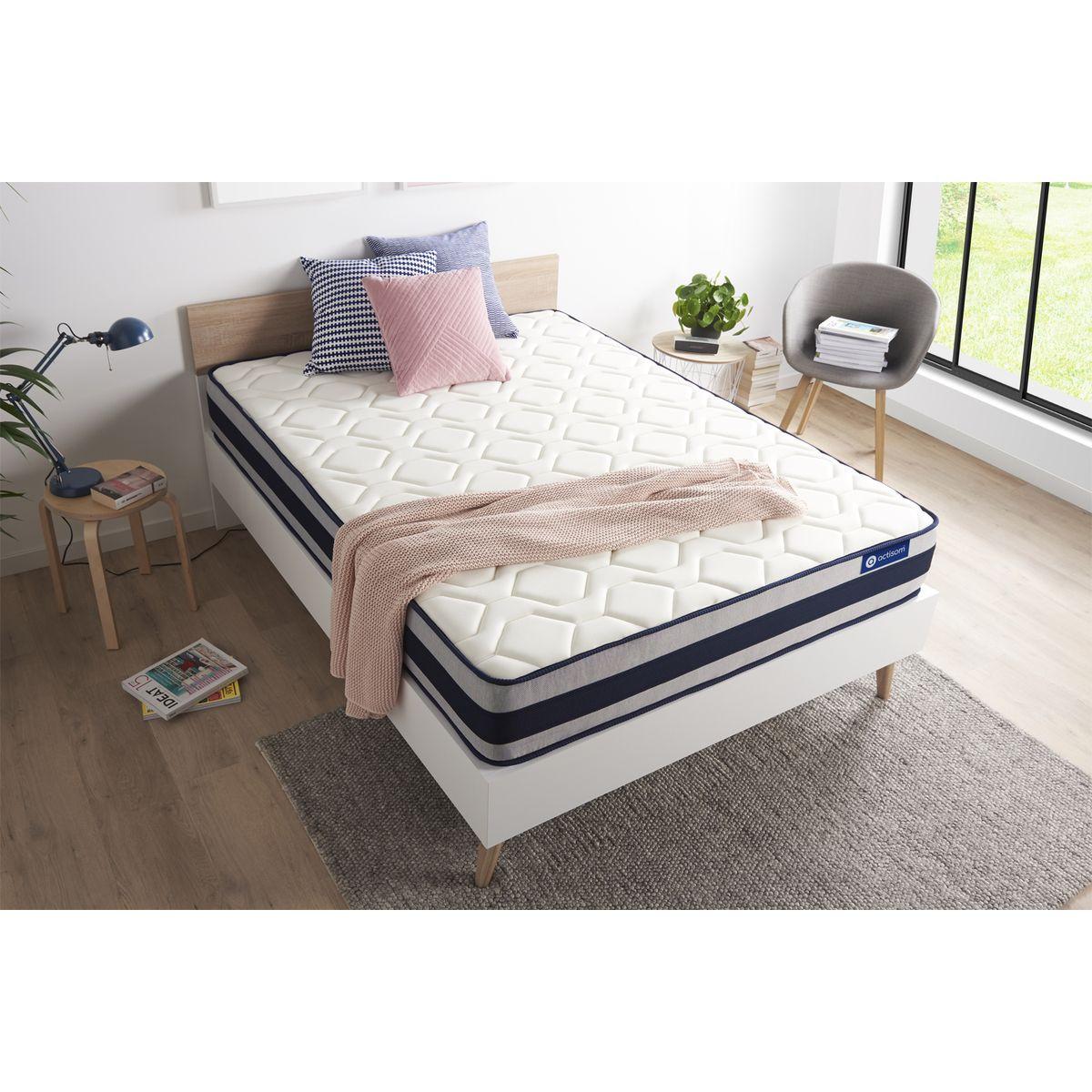 MATRATZE Actilatex ergo Latex und Memory-Schaum 80 x 200 cm h3 - Weiß, Textil (80/200cm) - ACTISOM
