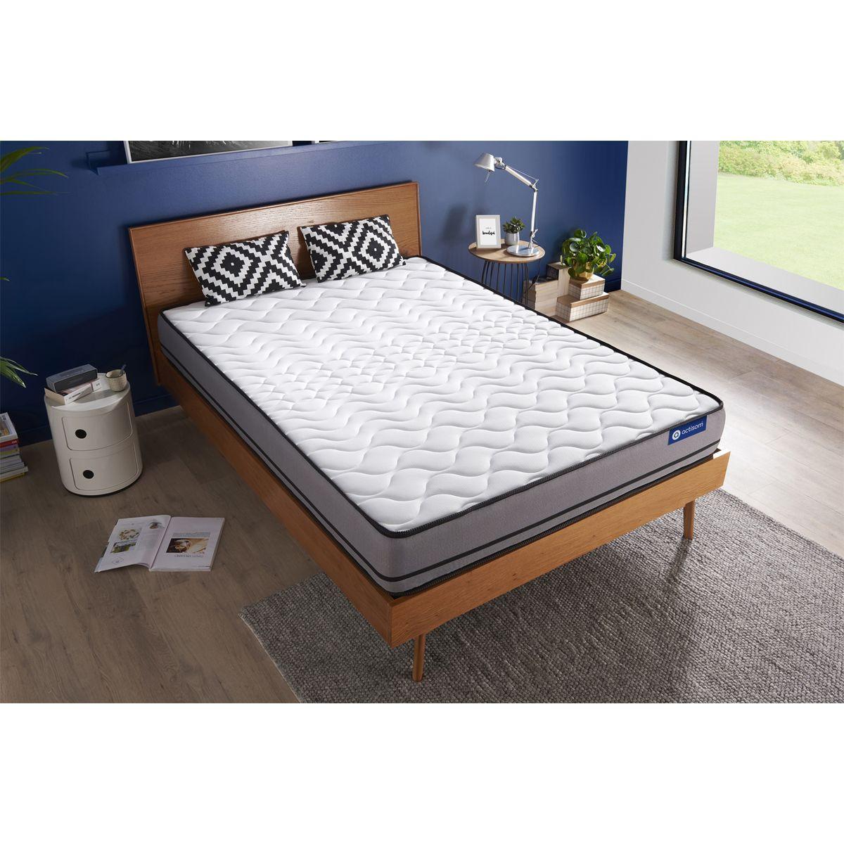 MATRATZE Actiflex night Taschenfederkern 80 x 200 cm h4 - Weiß, Textil (80/200cm) - ACTISOM
